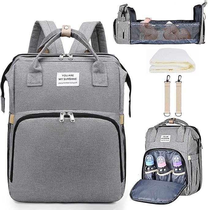 Portable Folding Crib Diaper Bag Multi-Function